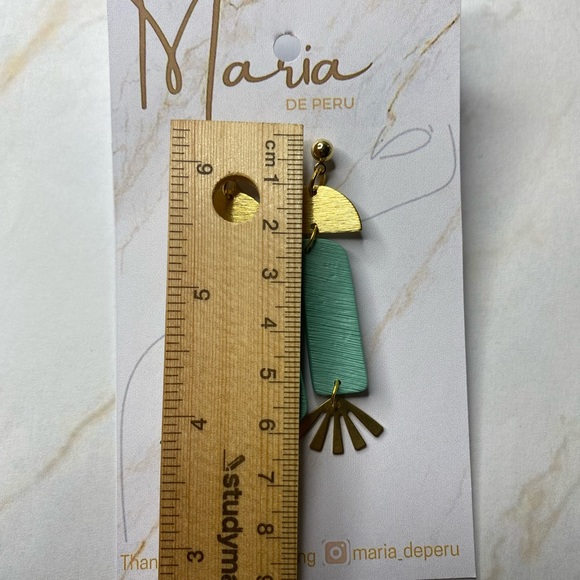 Polymer clay earrings - Picture 2 of 3